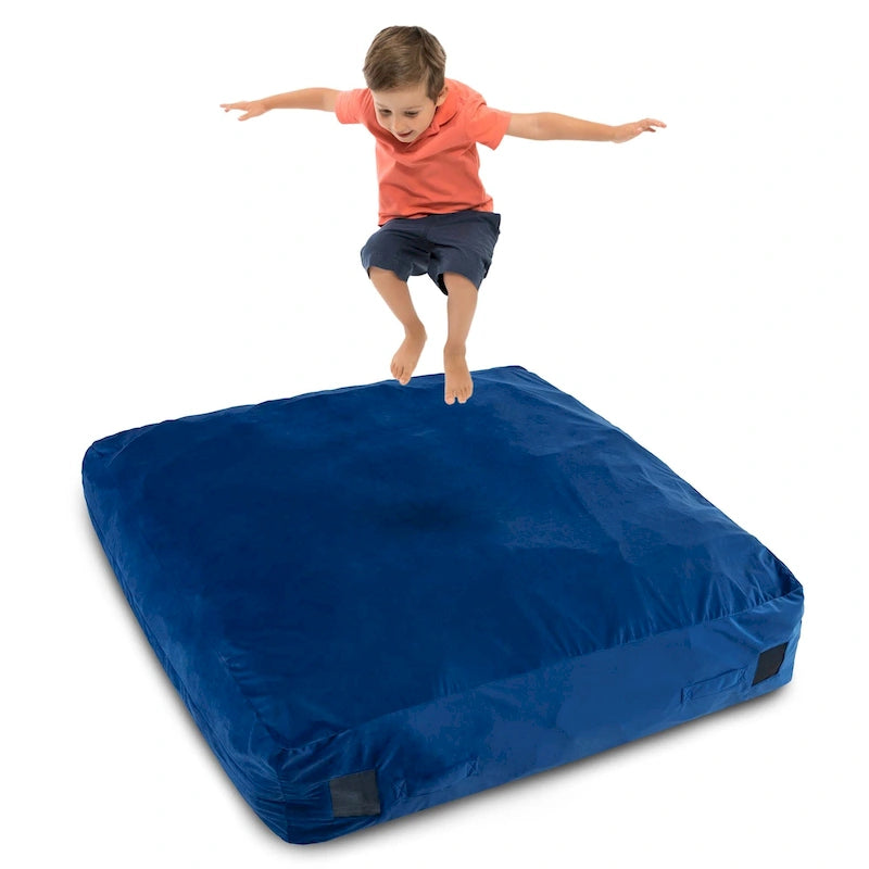Materassino sensoriale per crash pad in schiuma blu/nero, 1 persona