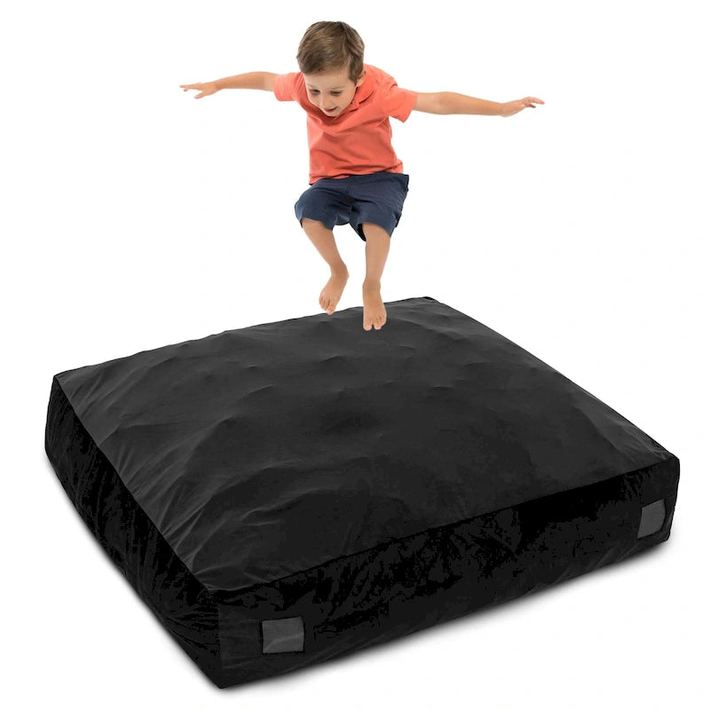 Materassino sensoriale per crash pad in schiuma blu/nero, 1 persona