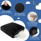 Materassino sensoriale per crash pad in schiuma blu/nero, 1 persona