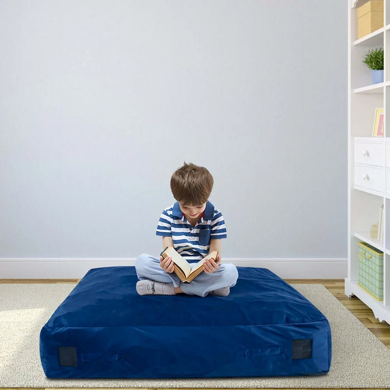 Materassino sensoriale per crash pad in schiuma blu/nero, 1 persona