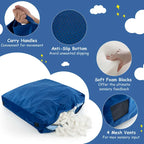 Materassino sensoriale per crash pad in schiuma blu/nero, 1 persona