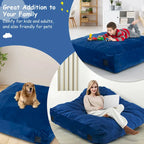 Materassino sensoriale per crash pad in schiuma blu/nero, 1 persona