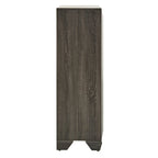 Comò/Cassettiera in legno grigio (specchio opzionale)
