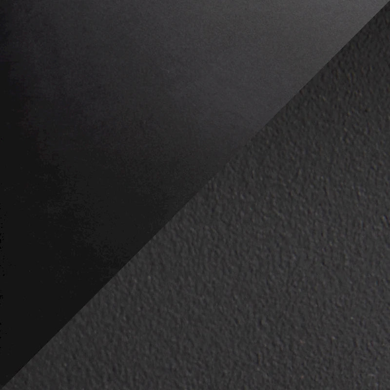 Consolle moderna bianca e nera con 2 cassetti