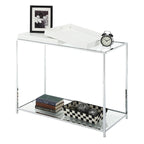 Console con ripiano e vassoi reversibili - Nero / Bianco / Bamboo