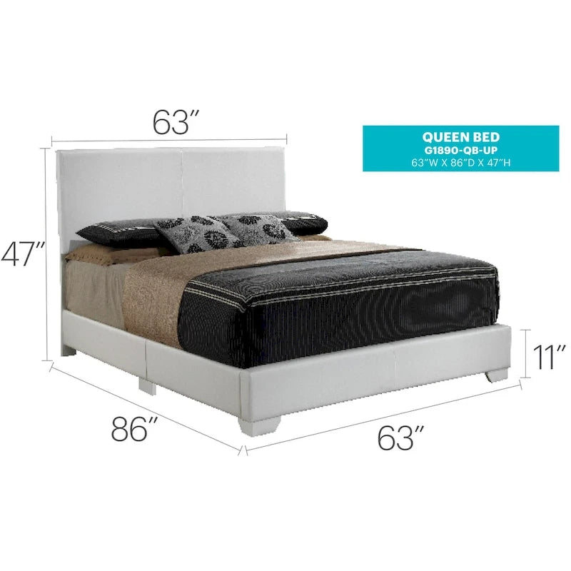 Letto matrimoniale con pannello rivestito in tessuto color cappuccino/marrone chiaro/nero/grigio chiaro/bianco – Stile casual, 2 posti letto