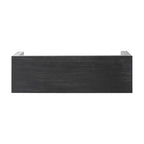 Panca rustica in legno di acacia nero/rovere grigio chiaro – 2 posti