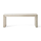 Panca rustica in legno di acacia nero/rovere grigio chiaro – 2 posti