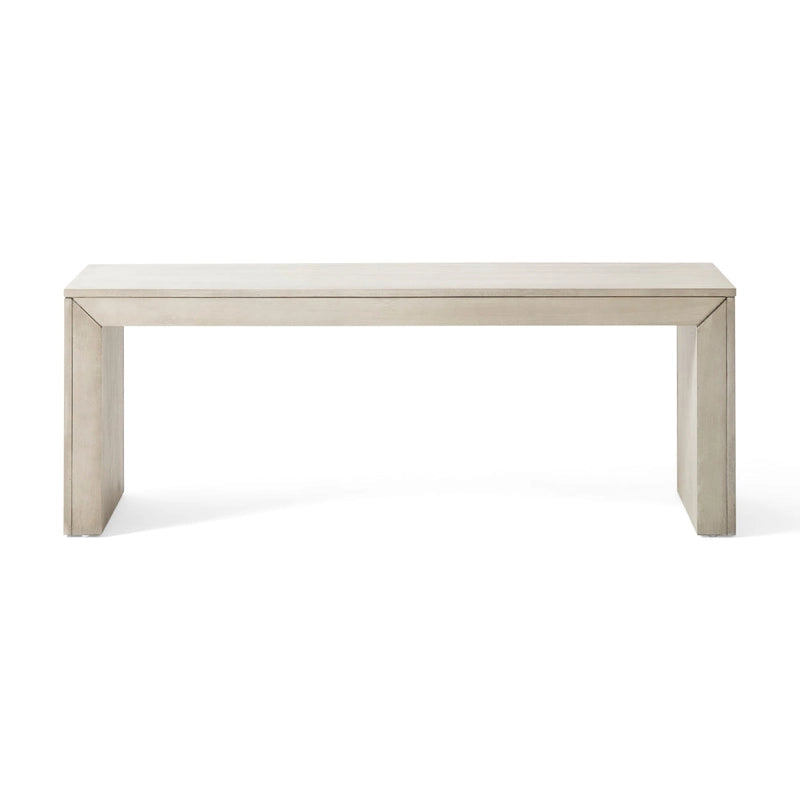 Panca rustica in legno di acacia nero/rovere grigio chiaro – 2 posti