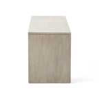 Panca rustica in legno di acacia nero/rovere grigio chiaro – 2 posti