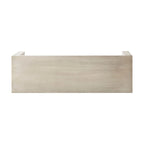 Panca rustica in legno di acacia nero/rovere grigio chiaro – 2 posti