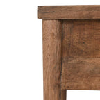 Tavolino Marrone in Legno di Mango con 1 Cassetto – 1 Persona