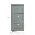 SoBuy FSR94-W, Scarpiera con 3 Cassetti Mobile Scarpiera Mobiletto Scarpe Organizer