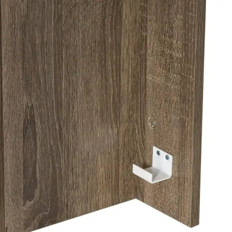 Consolle allungabile da tavolo da pranzo marrone/bianco – 10 posti a sedere