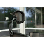 Sedia da Ufficio Girevole Ergonomica Marrone con Schienale Alto e Poggiatesta e Braccioli Regolabili, 1 Persona, Altezza Massima 132 cm