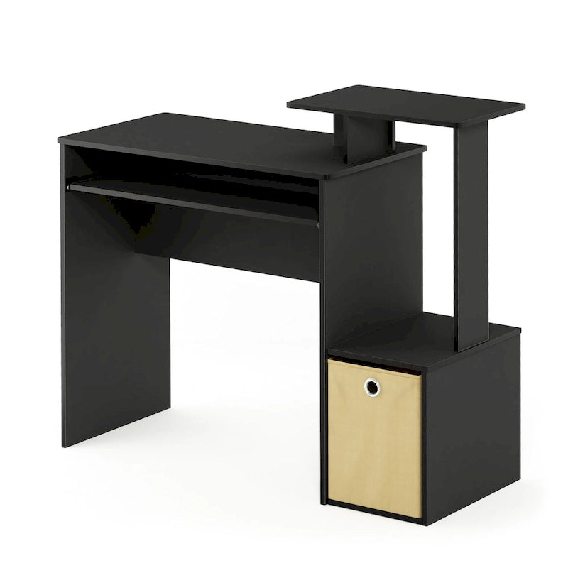 Scrivania da ufficio con contenitore – Nero / Noce scuro / Grigio / Bianco / Rovere / Pino ambrato