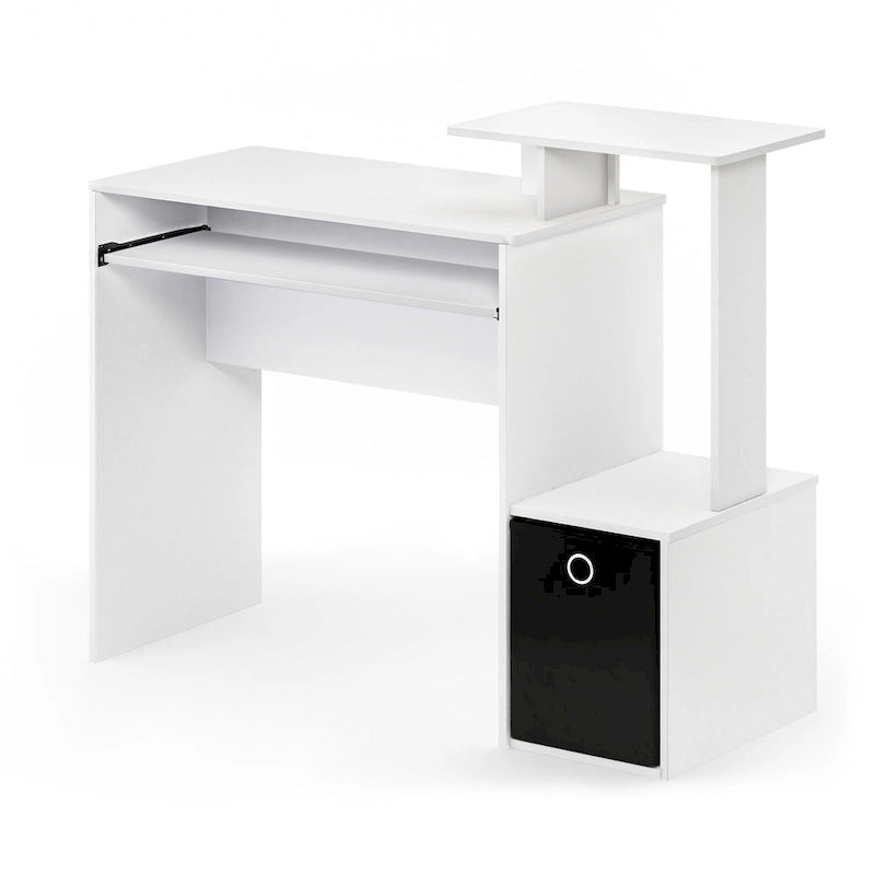 Scrivania da ufficio con contenitore – Nero / Noce scuro / Grigio / Bianco / Rovere / Pino ambrato
