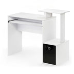 Scrivania da ufficio con contenitore – Nero / Noce scuro / Grigio / Bianco / Rovere / Pino ambrato