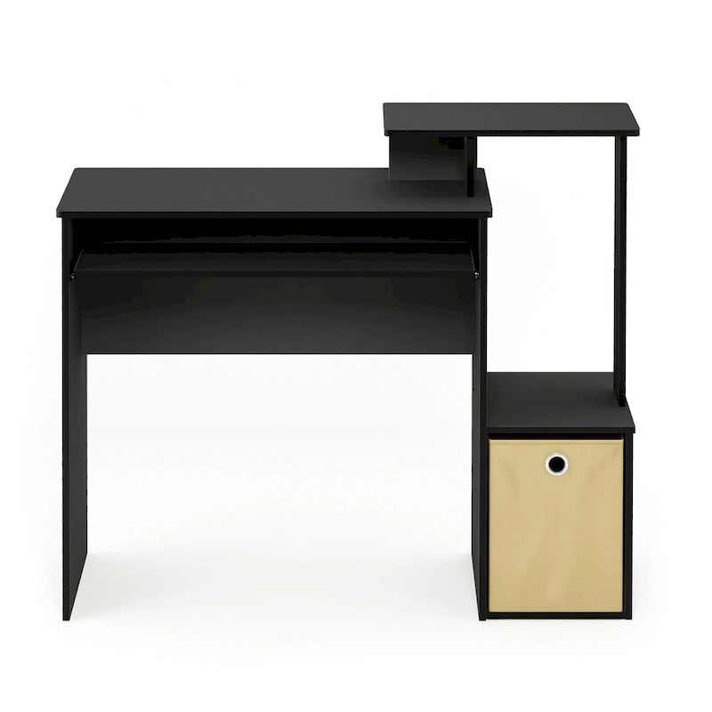Scrivania da ufficio con contenitore – Nero / Noce scuro / Grigio / Bianco / Rovere / Pino ambrato