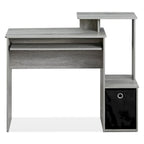 Scrivania da ufficio con contenitore – Nero / Noce scuro / Grigio / Bianco / Rovere / Pino ambrato
