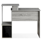 Scrivania da ufficio con contenitore – Nero / Noce scuro / Grigio / Bianco / Rovere / Pino ambrato
