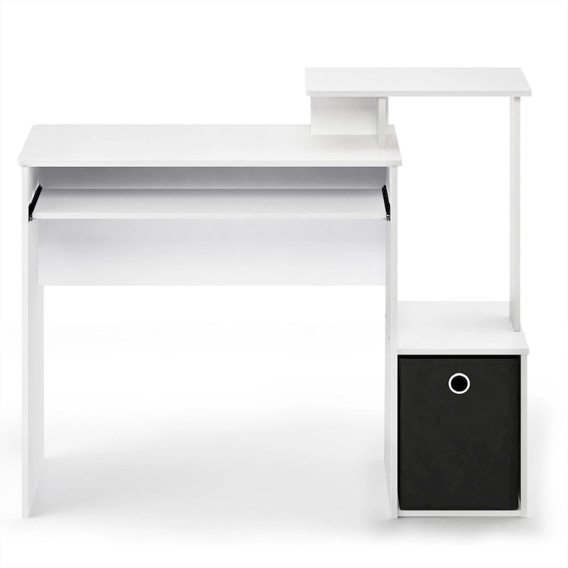 Scrivania da ufficio con contenitore – Nero / Noce scuro / Grigio / Bianco / Rovere / Pino ambrato
