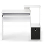 Scrivania da ufficio con contenitore – Nero / Noce scuro / Grigio / Bianco / Rovere / Pino ambrato