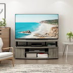 Mobile TV con ripiani aperti per TV fino a 55" – Colori multipli, assemblaggio da 2 persone