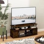 Mobile TV con ripiani aperti per TV fino a 55" – Colori multipli, assemblaggio da 2 persone