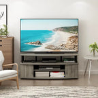 Mobile TV con ripiani aperti per TV fino a 55" – Colori multipli, assemblaggio da 2 persone