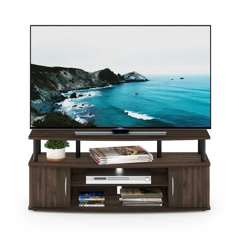 Mobile TV con ripiani aperti per TV fino a 55" – Colori multipli, assemblaggio da 2 persone