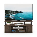 Mobile TV con ripiani aperti per TV fino a 55" – Colori multipli, assemblaggio da 2 persone