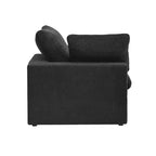 Divano componibile a L a 5 posti, grigio/cachi/nero/bianco