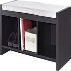 Panchina Contenitore Tortora/Avorio, Pino/Espresso con Cuscino – 1 Posto