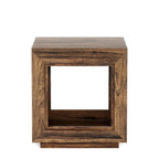 Tavolino Rettangolare a 2 Ripiani Grigio / Naturale / Marrone / Nero – Uso Singolo, MDF