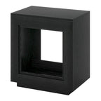 Tavolino Rettangolare a 2 Ripiani Grigio / Naturale / Marrone / Nero – Uso Singolo, MDF