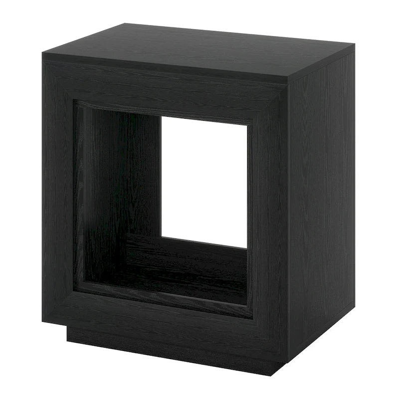 Tavolino Rettangolare a 2 Ripiani Grigio / Naturale / Marrone / Nero – Uso Singolo, MDF