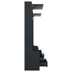 Appendiabiti da ingresso staccabile 4-in-1 bianco con panca portascarpe, cassetti e ganci – 2 posti
