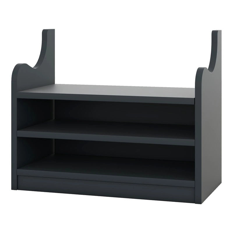 Appendiabiti da ingresso staccabile 4-in-1 bianco con panca portascarpe, cassetti e ganci – 2 posti
