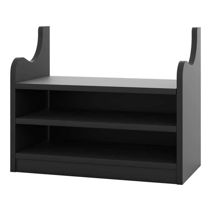 Appendiabiti da ingresso staccabile 4-in-1 bianco con panca portascarpe, cassetti e ganci – 2 posti
